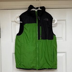 The North Face Kids Green and Black Vest